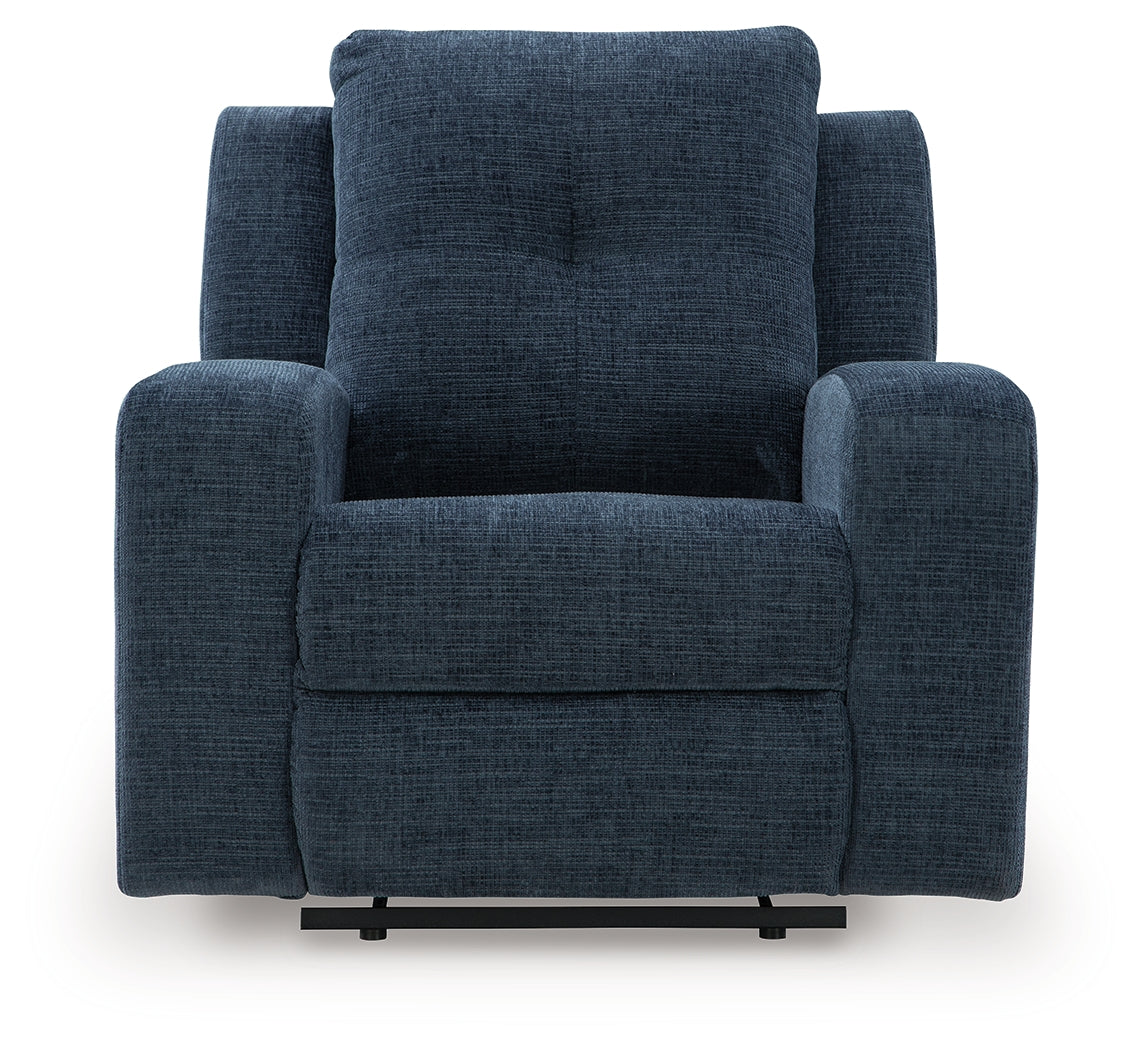 Danum Ink Recliner from Ashley - Luna Furniture