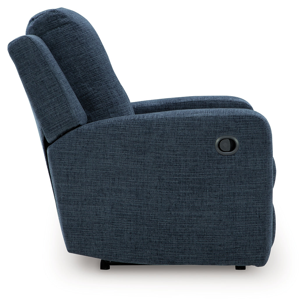 Danum Ink Recliner from Ashley - Luna Furniture
