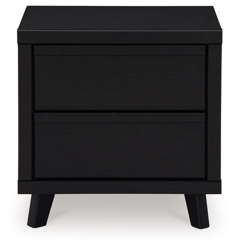 Danziar Queen Panel Platform Bed and 2 Nightstands from Ashley Furniture - Luna Furniture