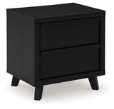Danziar Queen Panel Platform Bed and 2 Nightstands from Ashley Furniture - Luna Furniture