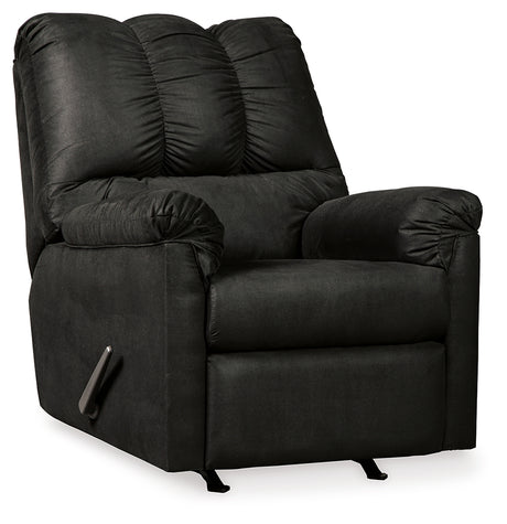 Darcy Sofa, Loveseat and Recliner in Black from Ashley - Luna Furniture