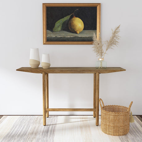 Darius Natural Mango Solid Wood Entryway Console Table from Coaster - Luna Furniture