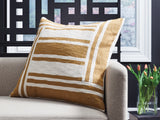 Darrman Ochre/Ivory Pillow (Set of 4) from Ashley - Luna Furniture
