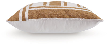 Darrman Ochre/Ivory Pillow (Set of 4) from Ashley - Luna Furniture