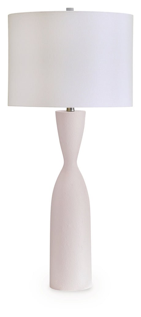 Davinford White Table Lamp from Ashley - Luna Furniture
