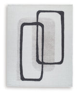 Davismour Ivory/Taupe/Charcoal Large Rug from Ashley Furniture - Luna Furniture