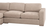 Dawson 4-Piece Modular Sectional in Performance Wheat, Natural Gray Oak from Essentials For Living - Luna Furniture