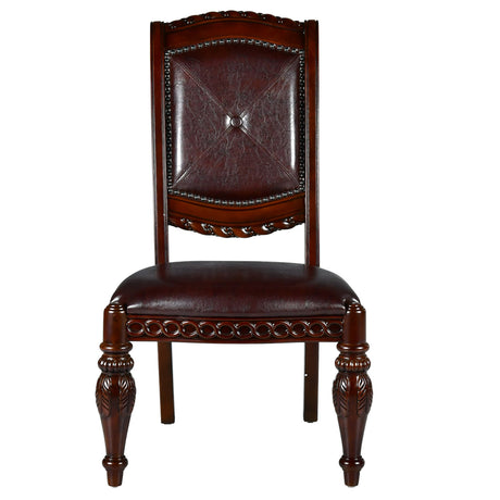 Antoinette Warm Brown Cherry Side Chair, Set of 2 from Steve Silver - Luna Furniture