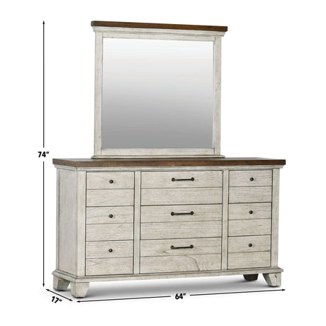 Bear Creek 4-Piece King Set(King Bed/DR/MR/NS) from Steve Silver - Luna Furniture