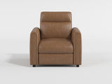 Equinox Brown Power Reclining Chair with Rounded Track Arms from Homelegance - Luna Furniture