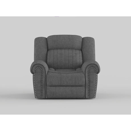 Brennen Charcoal Reclining Chair from Homelegance - Luna Furniture