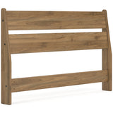 Deanlow Full Panel Headboard with Dresser and Nightstand in Honey from Ashley - Luna Furniture