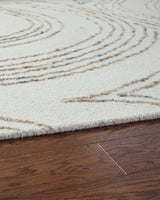 Deenbury Ivory/Green/Brown Large Rug from Ashley Furniture - Luna Furniture