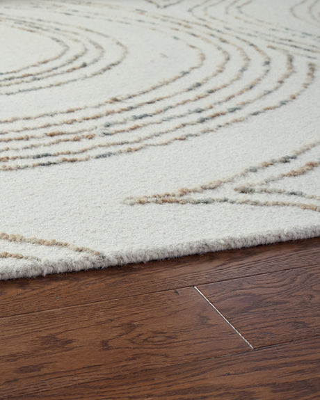 Deenbury Ivory/Green/Brown Large Rug from Ashley - Luna Furniture