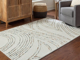 Deenbury Ivory/Green/Brown Medium Rug from Ashley Furniture - Luna Furniture