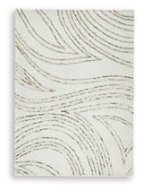 Deenbury Ivory/Green/Brown Medium Rug from Ashley Furniture - Luna Furniture