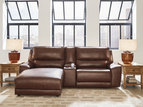 DeepWakes Canyon 3-Piece Power Reclining Sectional with Chaise from Ashley - Luna Furniture