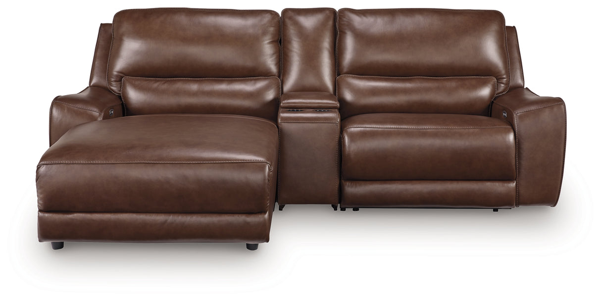 DeepWakes Canyon 3-Piece Power Reclining Sectional with Chaise from Ashley - Luna Furniture