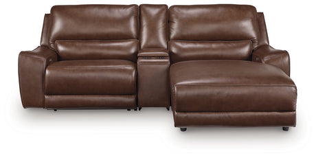 DeepWakes Canyon 3-Piece Power Reclining Sectional with Chaise from Ashley - Luna Furniture