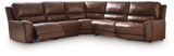 DeepWakes Canyon 5-Piece Power Reclining Sectional from Ashley - Luna Furniture