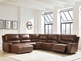 DeepWakes Canyon 6-Piece Power Reclining Sectional with Chaise from Ashley - Luna Furniture