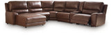 DeepWakes Canyon 6-Piece Power Reclining Sectional with Chaise from Ashley - Luna Furniture