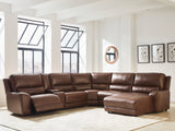 DeepWakes Canyon 6-Piece Power Reclining Sectional with Chaise from Ashley - Luna Furniture