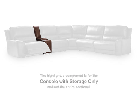 DeepWakes Canyon Console with Storage from Ashley Furniture - Luna Furniture