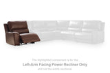 DeepWakes Canyon Left-Arm Facing Power Recliner from Ashley - Luna Furniture