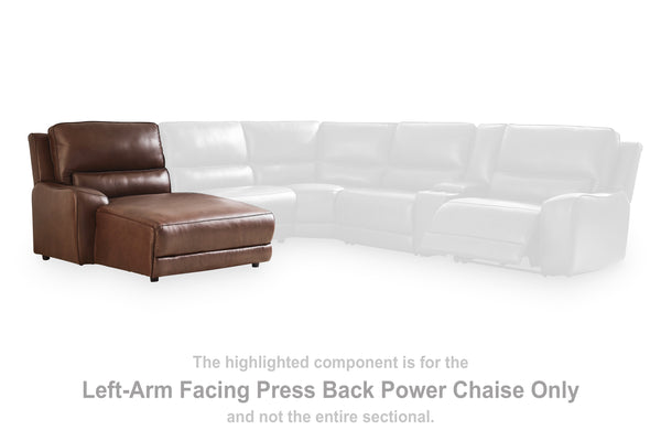 DeepWakes Canyon Left-Arm Facing Press Back Power Chaise