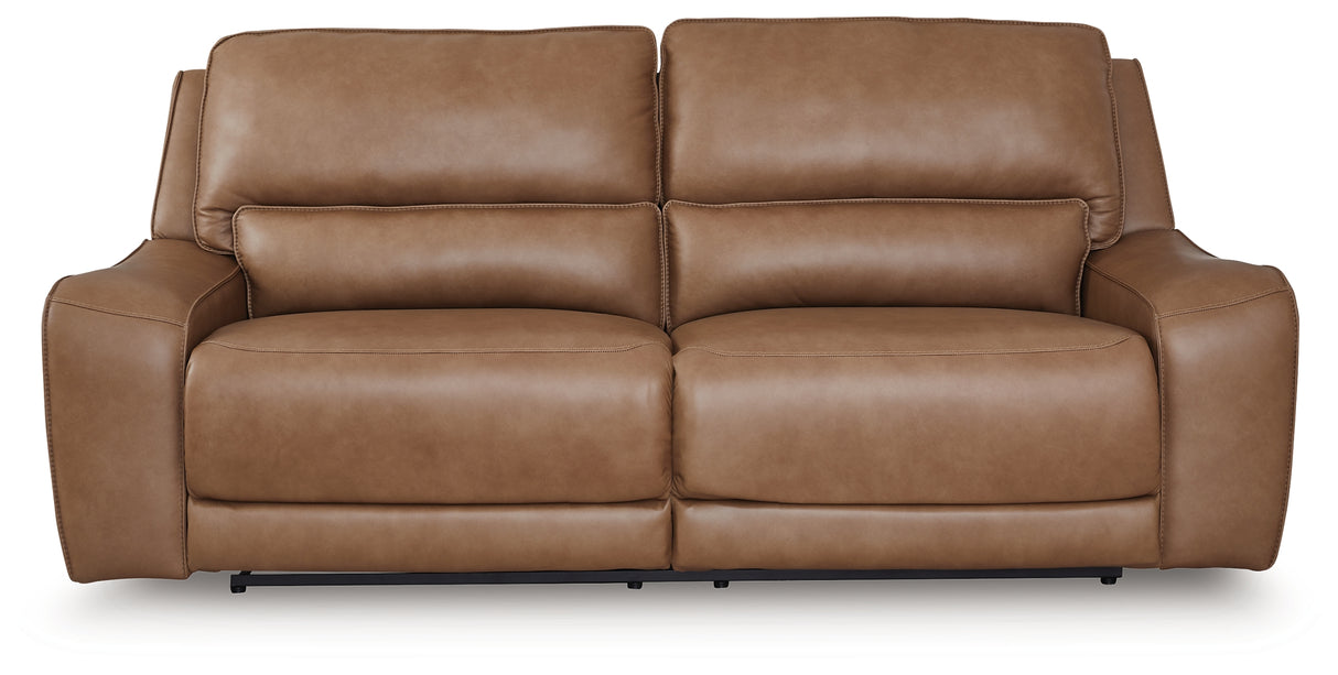 DeepWakes Caramel Power Reclining Sofa from Ashley - Luna Furniture