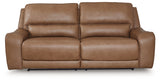 DeepWakes Caramel Power Reclining Sofa from Ashley - Luna Furniture