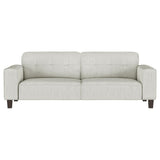 Deerhurst Beige 3-Piece Upholstered Tufted Track Arm Sofa Set from Coaster - Luna Furniture