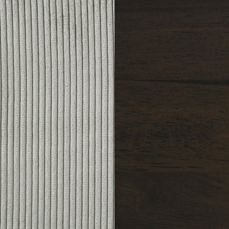 Deerhurst Beige Upholstered Tufted Track Arm Accent Chair from Coaster - Luna Furniture