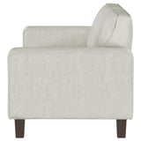 Deerhurst Beige Upholstered Tufted Track Arm Sofa from Coaster - Luna Furniture