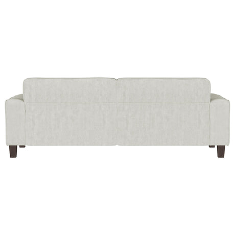 Deerhurst Beige Upholstered Tufted Track Arm Sofa from Coaster - Luna Furniture