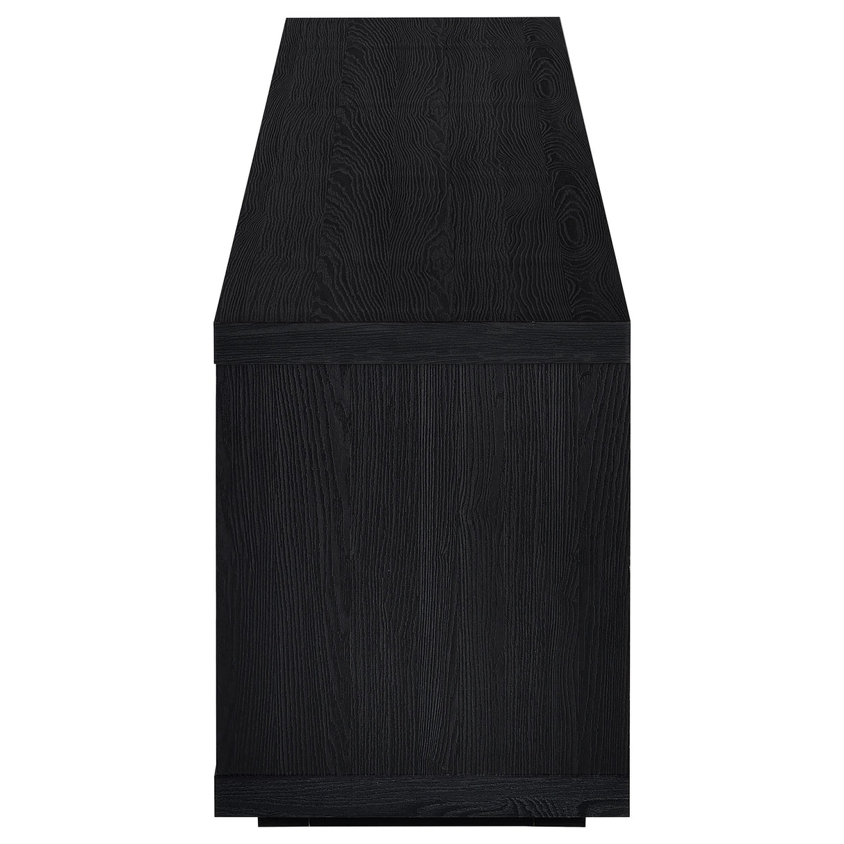 Deiter Black 79-inch TV Stand Fireplace Media Console from Coaster - Luna Furniture