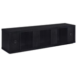 Deiter Black 79-inch TV Stand Fireplace Media Console from Coaster - Luna Furniture
