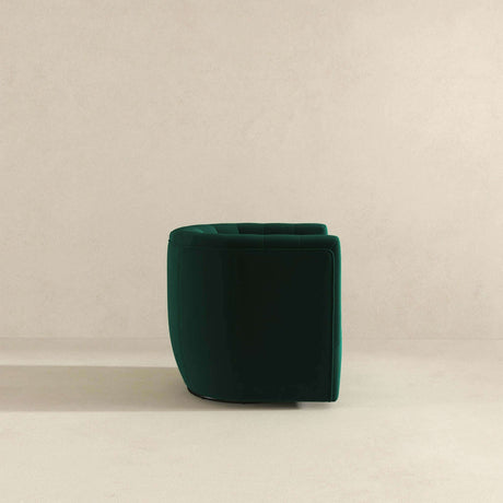 Delaney Green Velvet Swivel Chair from Midinmod - Luna Furniture