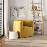 Delaney Gold Velvet Swivel Chair from Midinmod - Luna Furniture