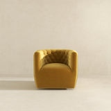 Delaney Gold Velvet Swivel Chair from Midinmod - Luna Furniture