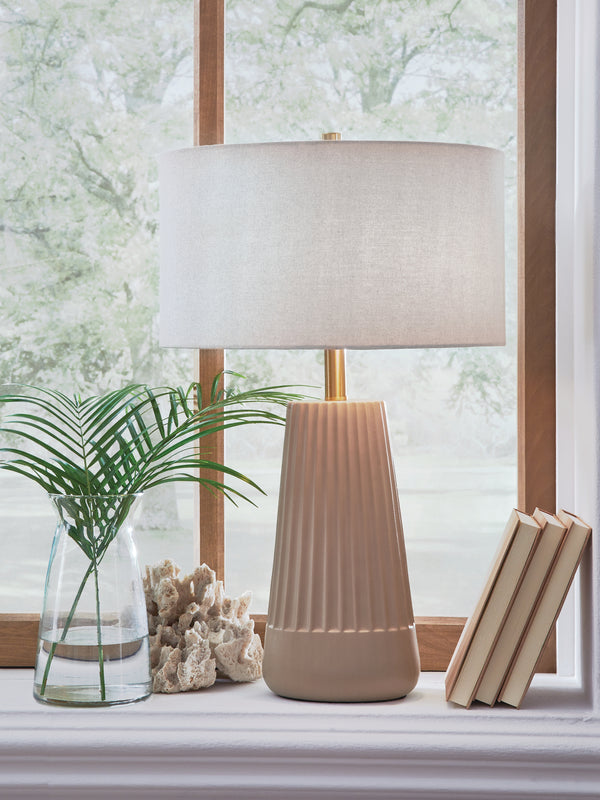 Dellner Mocha Table Lamp