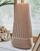 Dellner Mocha Table Lamp from Ashley - Luna Furniture