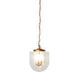 Delphi Pendant Lamp - Coarse Gold and Clear Glass from Ashcroft Furniture - Luna Furniture