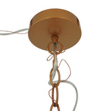 Delphi Pendant Lamp - Coarse Gold and Clear Glass from Ashcroft Furniture - Luna Furniture