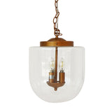 Delphi Pendant Lamp - Coarse Gold and Clear Glass from Ashcroft Furniture - Luna Furniture