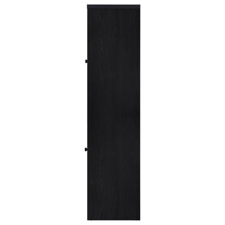 Denison Black 3-Piece Entertainment Center 79-inch TV Stand from Coaster - Luna Furniture