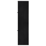 Denison Black 67-inch 2-Door Media Tower Storage Cabinet from Coaster - Luna Furniture