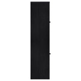 Denison Black 67-inch 2-Door Media Tower Storage Cabinet from Coaster - Luna Furniture