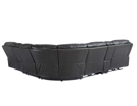 Denver Charcoal Dual-Power 6-Piece Sectional from Steve Silver - Luna Furniture